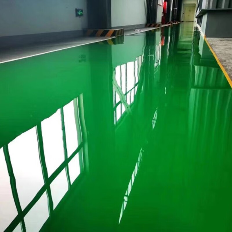 早川环氧地坪漆无溶剂自流平面漆材料车库地坪车间高强度油性 绿色整