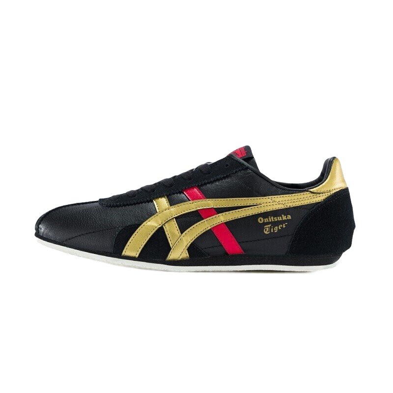 Onitsuka Tiger鬼塚虎男女鞋休闲鞋舒适透气轻便慢跑鞋RUNSPARK 1183B480 黑色 42