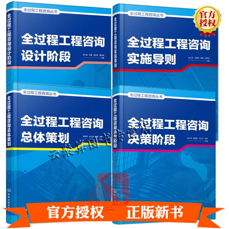 全过程工程咨询丛书4册 全过程工程咨询决策阶段+全过程工程咨询实施导则+全过程工程咨询总体策划+全