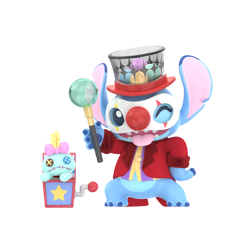 TOP TOY迪士尼史迪奇搞怪日记系列手办史迪仔植绒盲盒女生生日礼物端盒