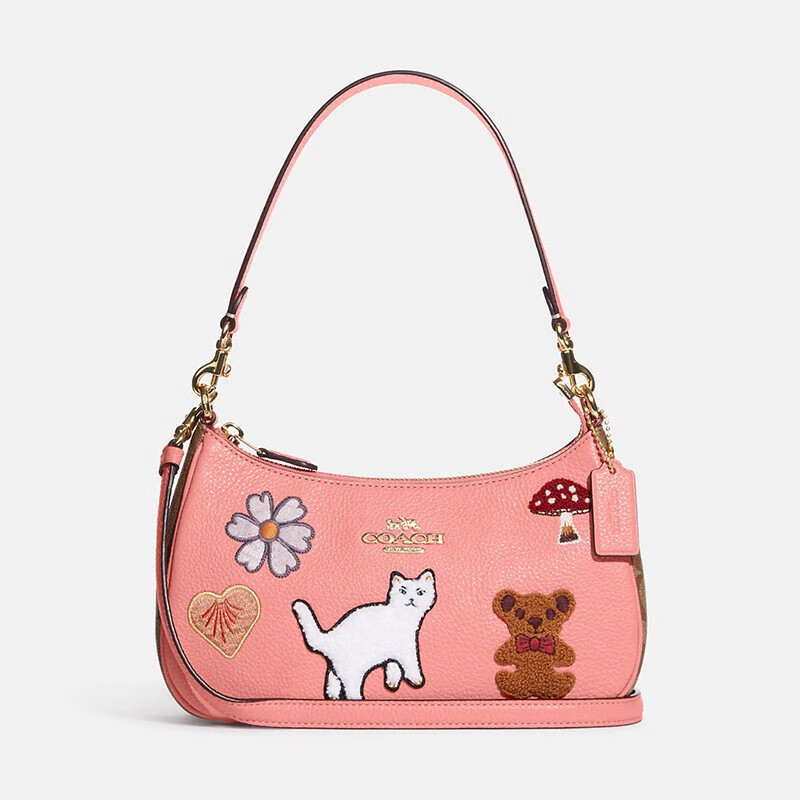 蔻驰(coach)女包 经典标志 teri 系列链条腋下包手提包 女士单肩斜跨