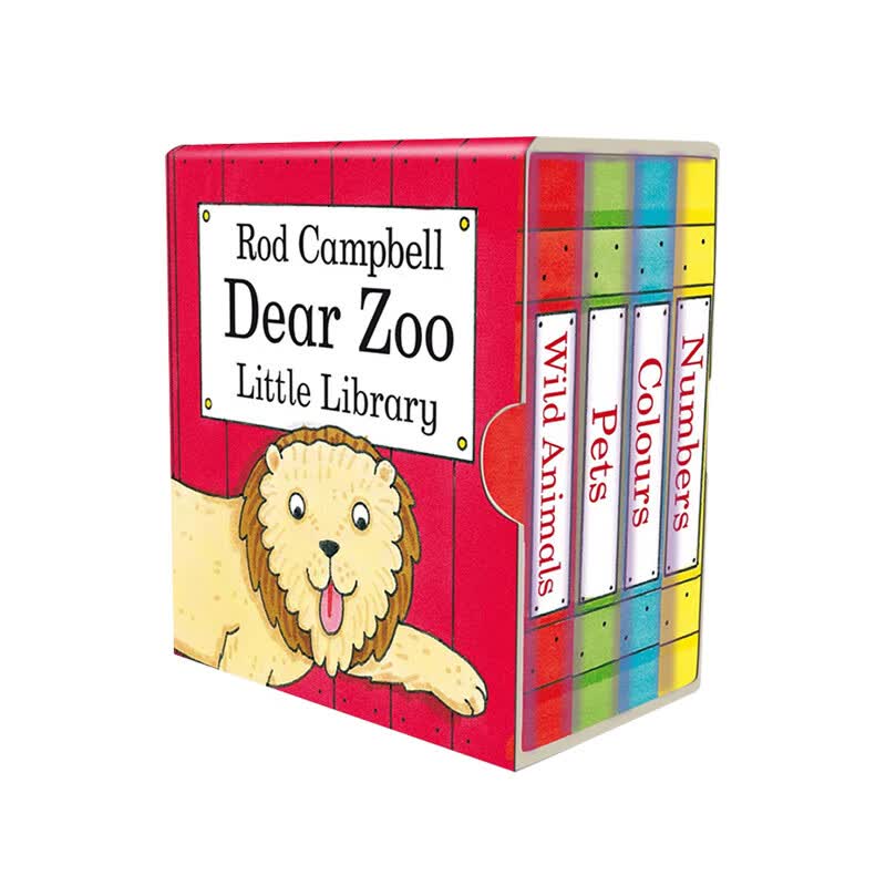 英文原版 亲爱的动物园小图书馆Dear Zoo Little Library
