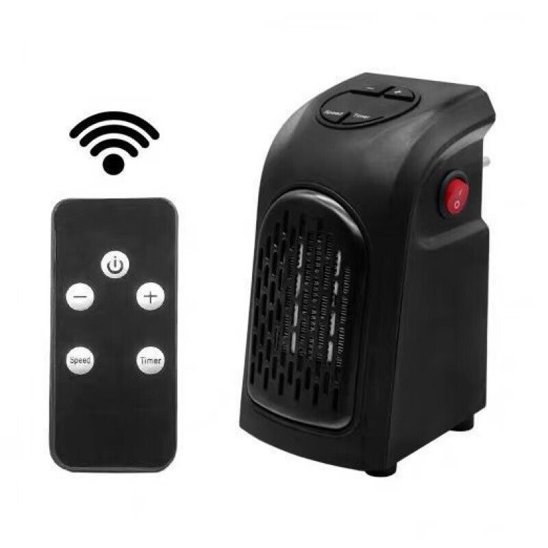 荔新 小型暖风机handyheater办公家用迷你热风机新跨境遥控取暖器 带