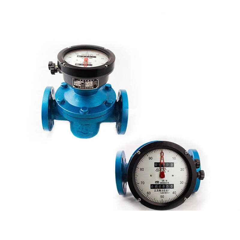 5寸机械流量表液体专用计量表高精度法兰式lc-40 铸铁