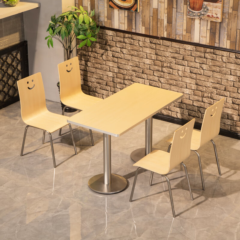 馥兰缇(fulanti)快餐厅桌椅组合饭店奶茶食堂沙县小吃店面馆汉堡早