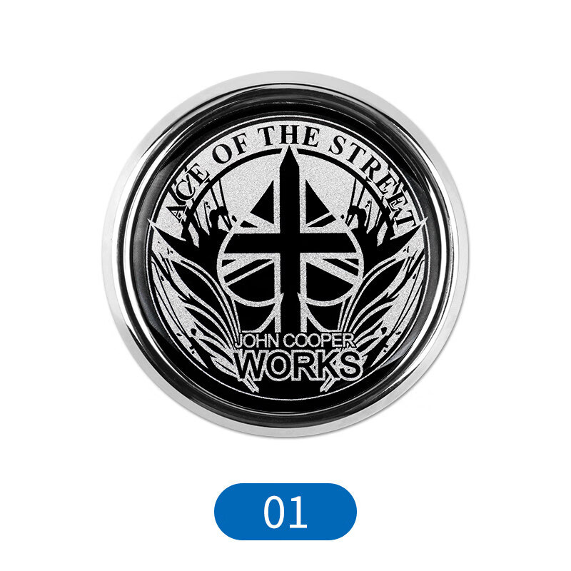 适用宝马mini中网标cooper个性改装中网车标迷你countyman 铭牌标 01