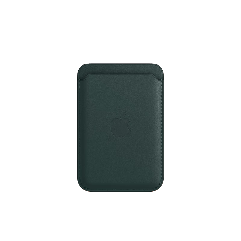 Apple iPhone 专用 MagSafe 皮革卡包 - 松林绿色 335.3元