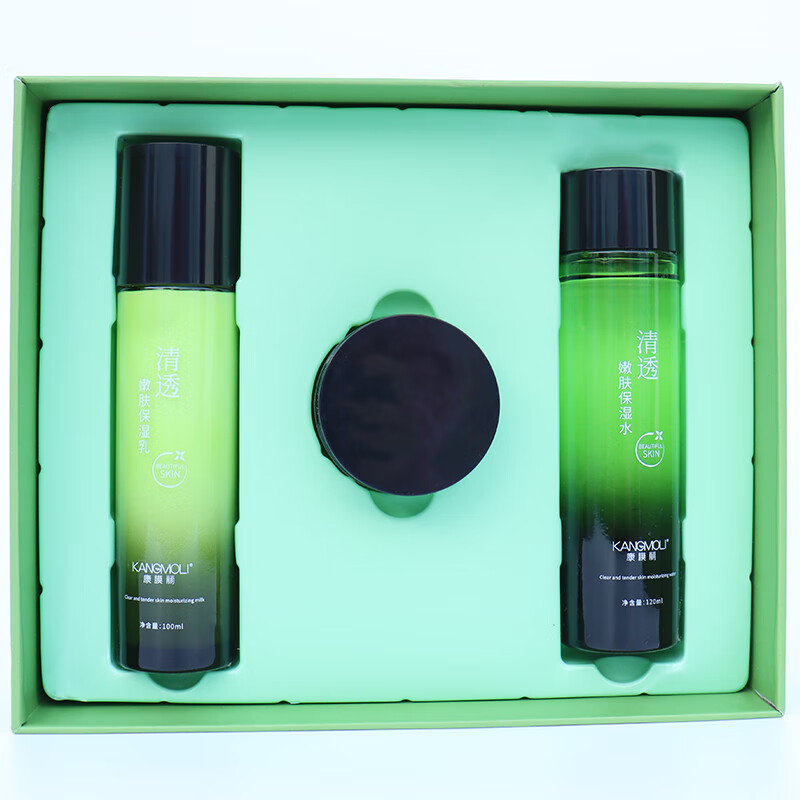 大药房官方直售康膜丽官方 康膜丽清透嫩肤三件套化妆品正.
