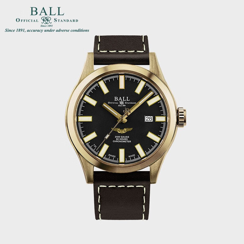 波尔(ball)波尔工程师系列青铜星磁霸腕表nd2186c-l2cj 43mm蓝盘黑盘