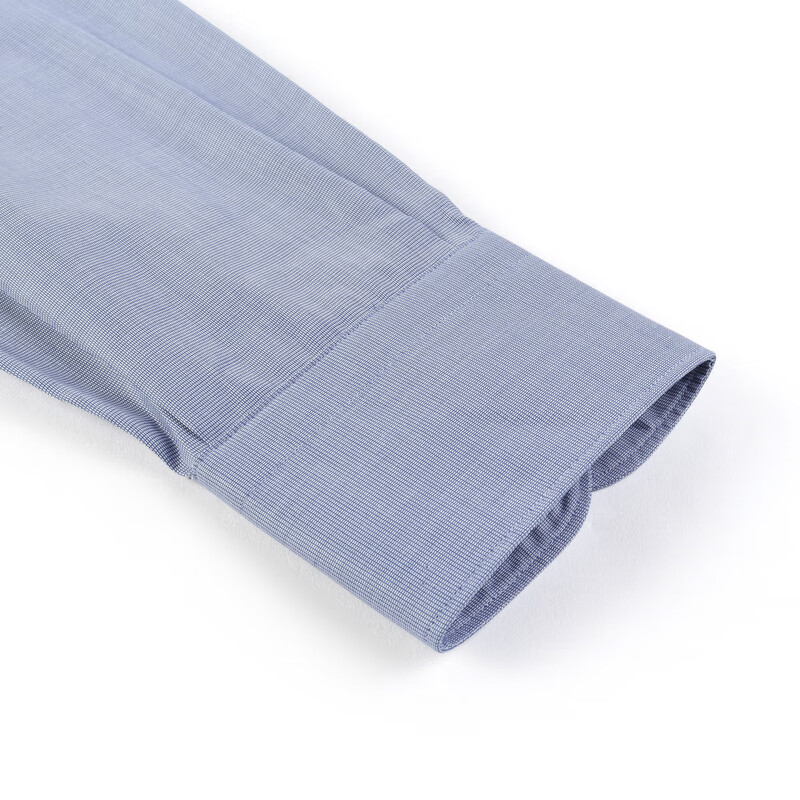 MAYOR男装进口面料高支全棉经典绅士透气长袖衬衫 MLCA19771HQT-1蓝色 175/92A