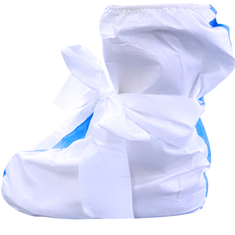 醫(yī)官堂 防護(hù)服醫(yī)用兒童隔離衣一次性隔離服 成人無菌型防護(hù)衣 坐飛機(jī)全套套裝全身帶帽連體連身式防水透氣 【醫(yī)用鞋套】成人高筒款*3雙