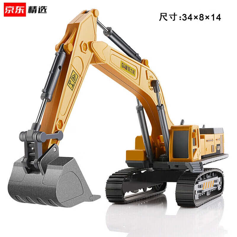 钢力威合金工程车摄影素材钢力威合金铲车工程车儿童玩具压路车滑行