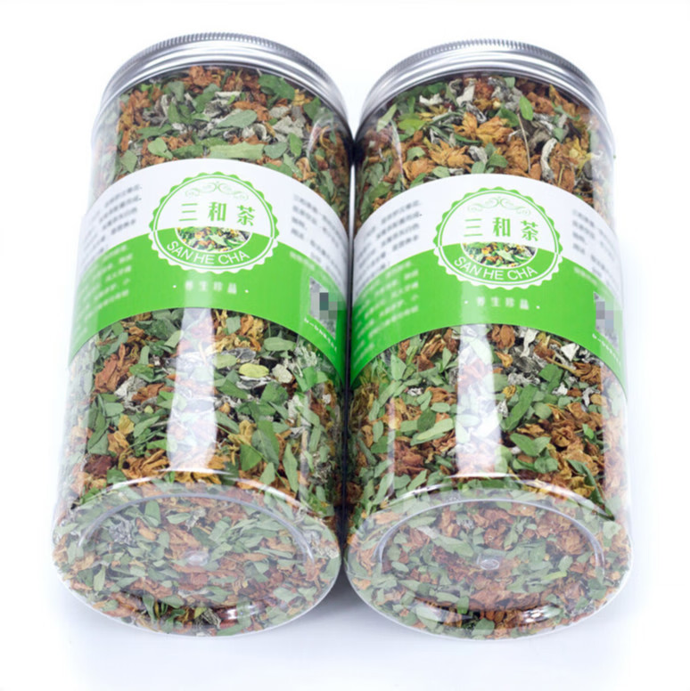 连环马广东三和茶 罗汉果花 溪黄草 鸡骨草叶三合茶500g 三瓶500g