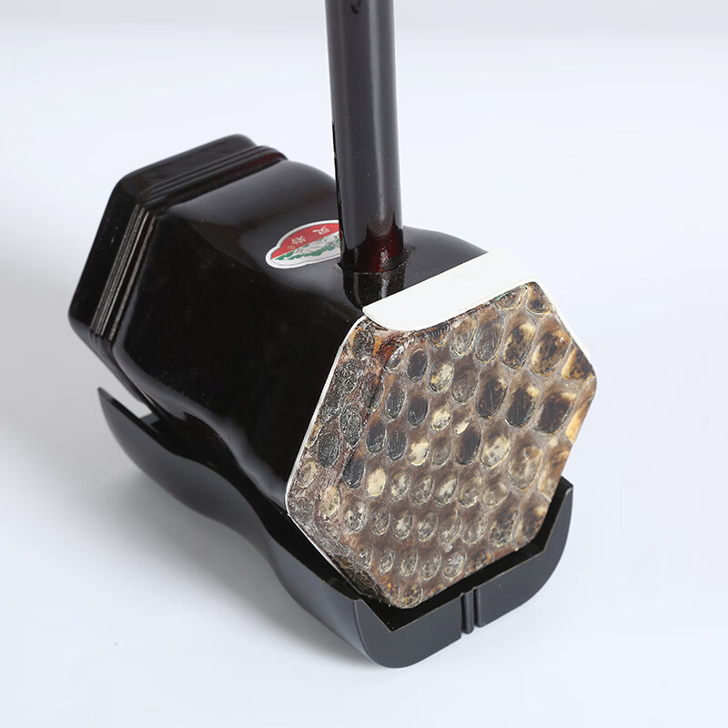 京派（JINGPAI）苏州二胡铜轸大鳞片蟒皮白木机械轴六角二胡初学乐器学生灵岩二胡 5150粗磷-铜轸