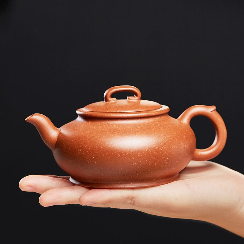 万壶园 紫砂壶功夫茶具泡茶壶宜兴原矿清水泥飞鸿壶名家手工茶壶泡茶