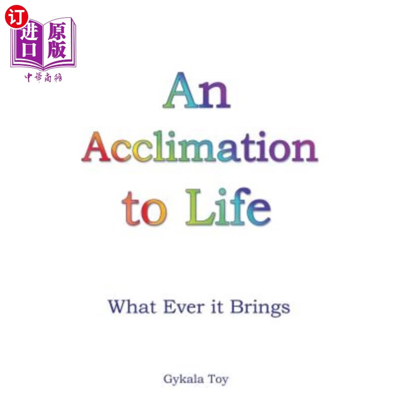 海外直订an acclimation to life 适应生活