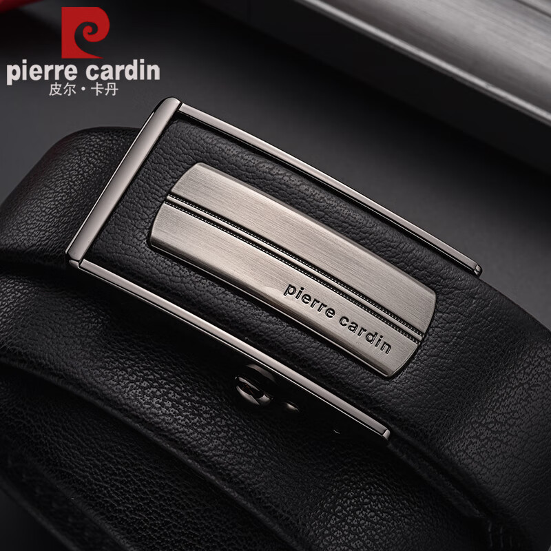 皮尔卡丹(pierre cardin)男士皮带真皮高档商务男士自动扣腰带时尚