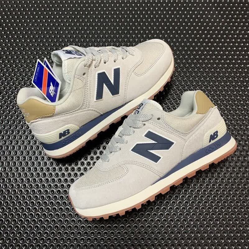 户外男鞋国产休闲574纽百伦女鞋百搭春款运动new巴倫跑步鞋 浅灰蓝 36