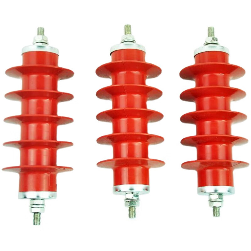 10kv户外复合高压避雷器hy5ws-17/50无间隙配电-电站硅胶型 配电型hy5