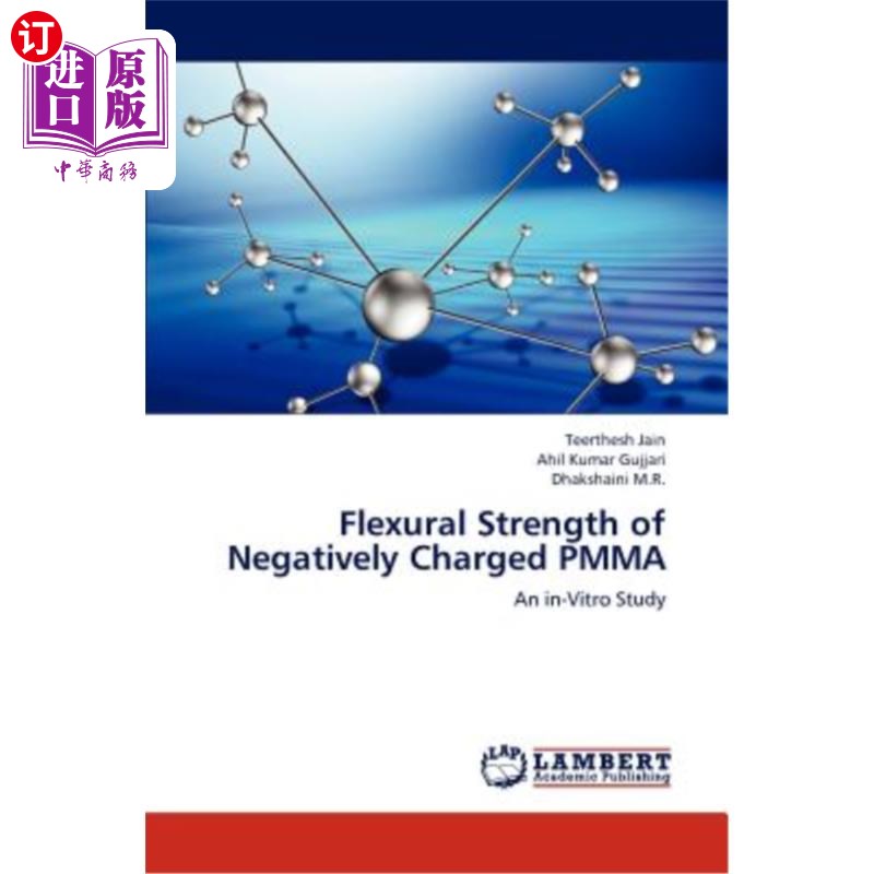 海外直订医药图书flexural strength of negatively charged pmma 负