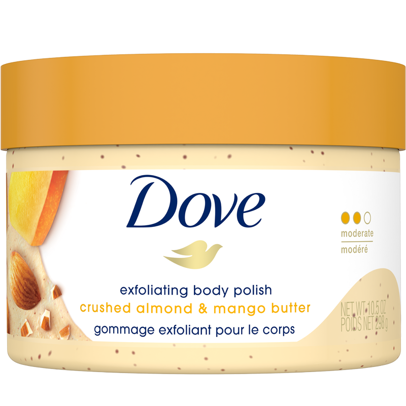 多芬（Dove）杏仁芒果磨砂膏298g 温和去角质 保湿舒缓 敏感肌适用 海外原装进口100026055149