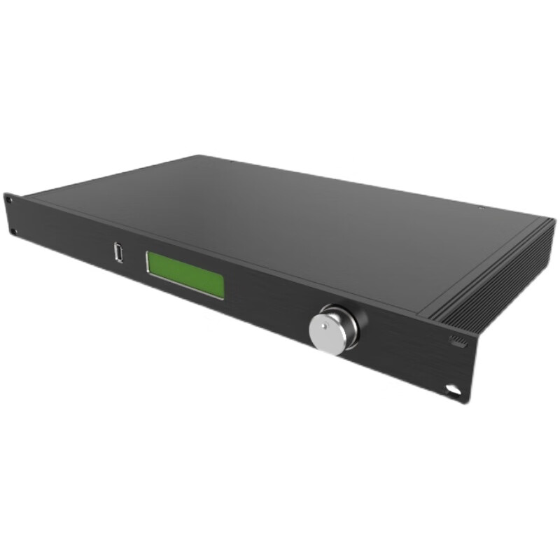 锢丰1u19英寸标准机箱铝外壳铝合金仪器仪表工控电源控制器箱体 482w