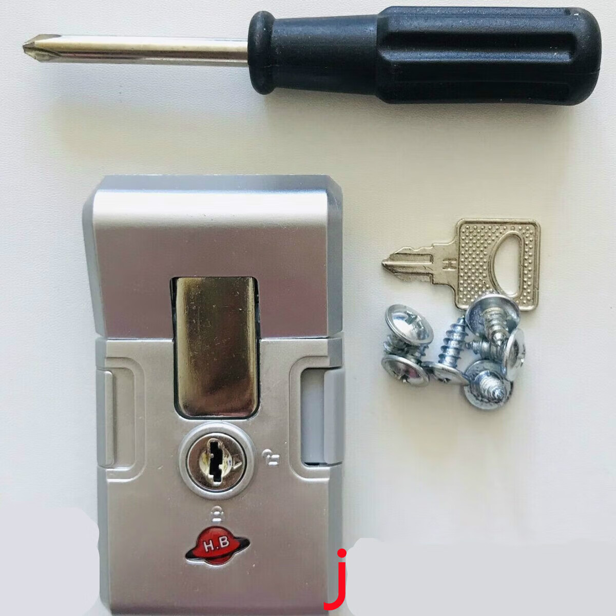 惠利得密码箱锁配件铝框行李箱锁扣按压皮箱通用锁扣旅行箱通用锁钥匙