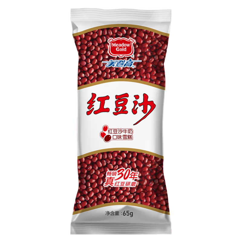 大红果 绿豆沙纯谷物研磨豆沙 冷饮冰棍 红豆沙雪糕(23年7月) 35支