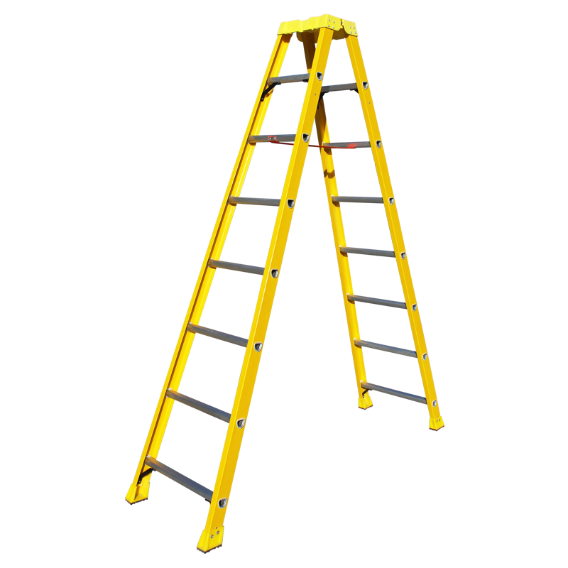 良浦 梯子家用玻璃钢纤维绝缘梯人字梯电工梯子工具台梯子折叠工程用加厚轻便工程梯子2.5米 Y2-3