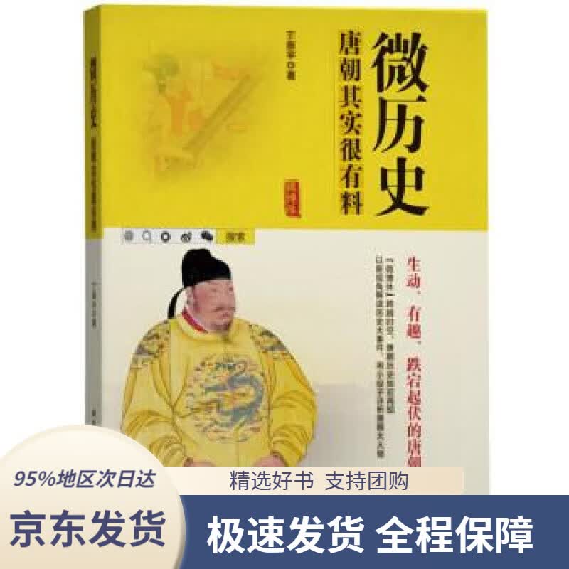 【 京东配送 支持团购】微历史—唐朝其实很有料 丁振宇 北京工业大学出版社 9787563980697