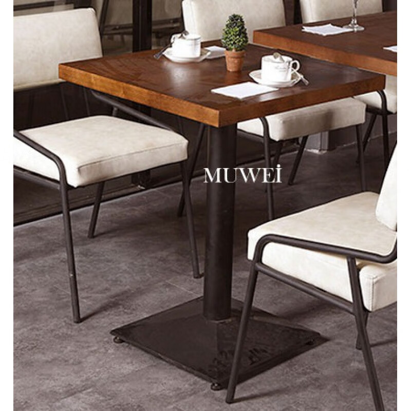 宾迪朗设计师极简创意餐椅 奶茶店咖啡厅家用桌椅组合 简约轻奢铁艺