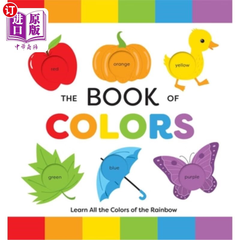 海外直订the book of colors: learn all the colors of the rainbow