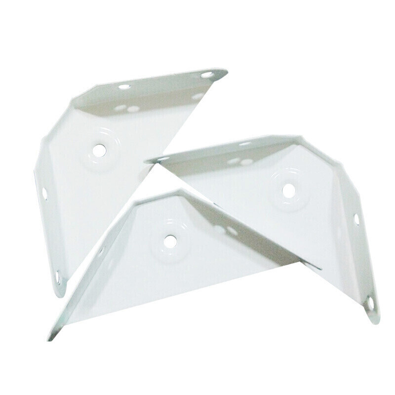 吉仕特加厚三面固定角铁喷漆橱柜三角吊码吊柜角码床角撑角码 厚0.8mm