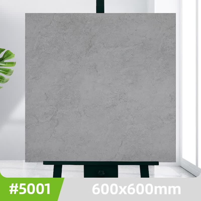 防水泥地ins网红翻新改造仿瓷专耐磨pvc地板革 5001【600*600一片】