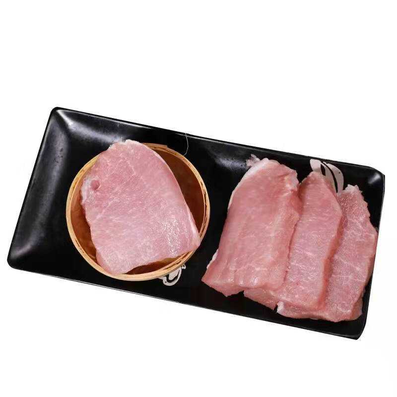 冰果乐三号肉猪里脊肉纯瘦肉肉冷冻去骨猪大排原料酥肉 3斤