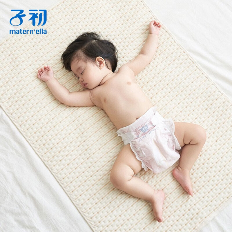 子初婴儿彩棉隔尿垫 宝宝护理垫宝宝尿垫新生儿童可洗68*100cm