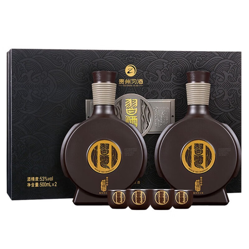 xijiu 习酒 窖藏1988 53%vol 酱香型白酒 500ml*2瓶 礼盒装