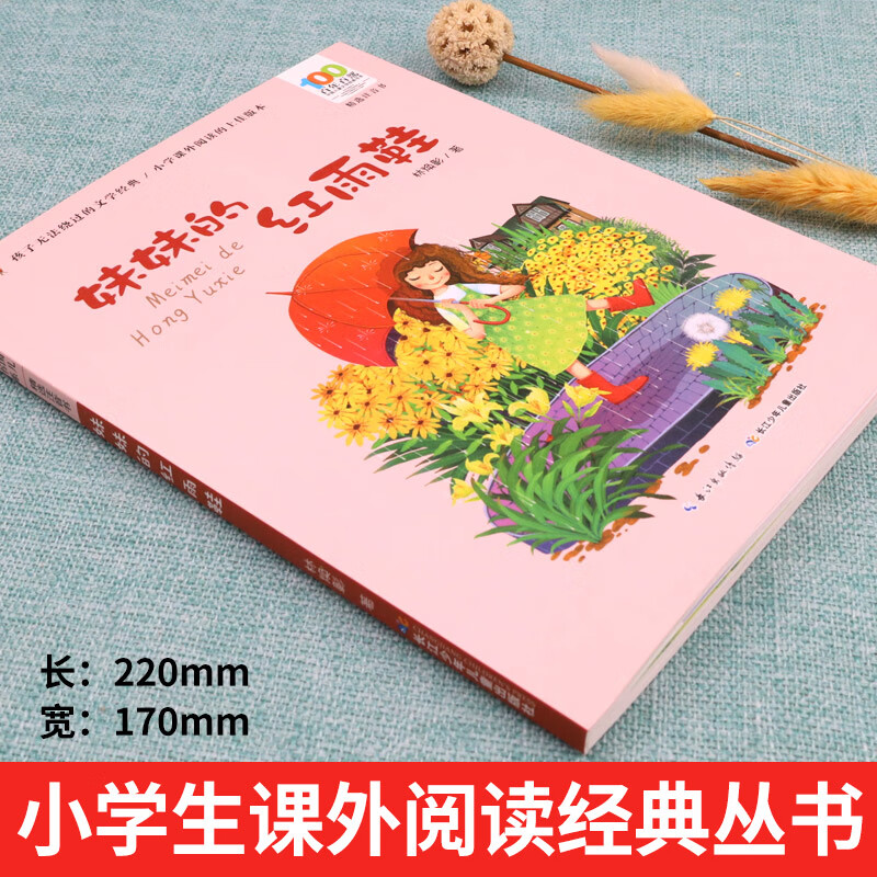 妹妹的红雨鞋二年级注音版 湖北少年儿童 林焕彰 百部小学生课外阅读书籍适合三年级课外书老师 妹的红雨鞋 妹的红雨鞋