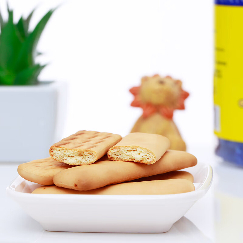 功夫小鸭奶酪口水棒60g口水饼干零食发酵儿童牛奶棒香蕉味牛奶味草莓