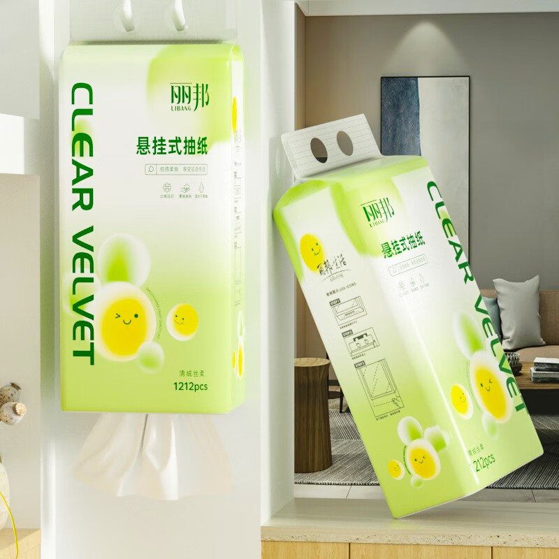 丽邦（Libang）抽纸 悬挂式大包餐巾擦手纸家用厕用底部抽纸卫生纸巾 1提/不赠挂钩【160MM*171MM】属于什么档次？
