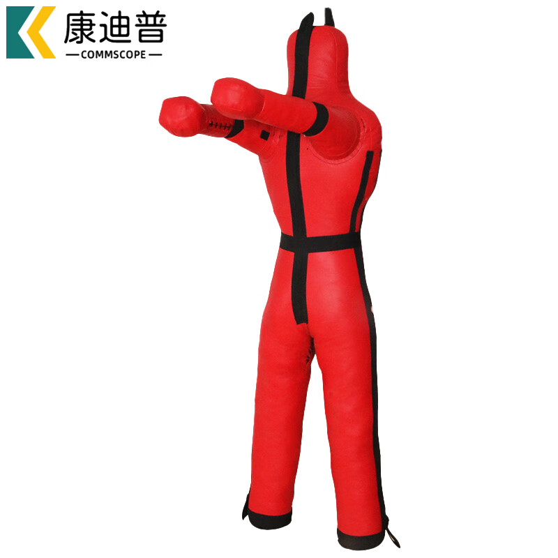 康迪普 红色消防假人演习训练摔跤器材拳击沙袋 1.75米*60kg