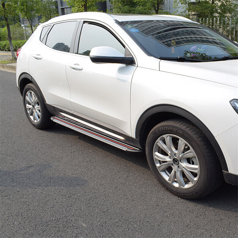 适用于汽车脚踏板越野车改装侧踏板 炫蓝款 适用于日产逍客 奇骏 楼兰