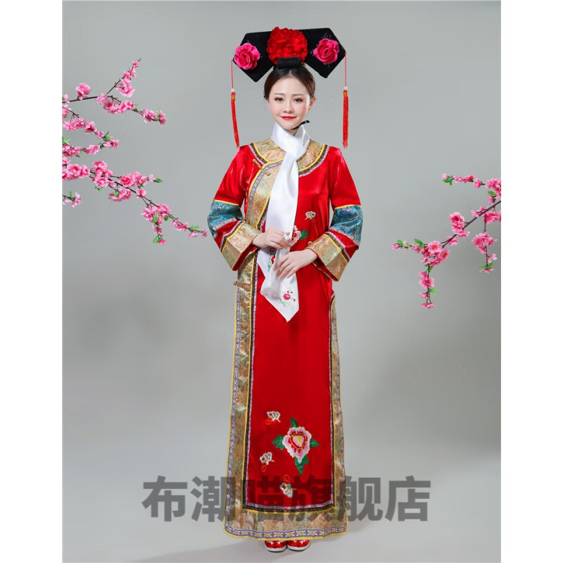 大红色 均码带头饰(胸围92cm)