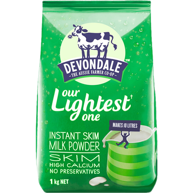 德運（Devondale）澳洲進(jìn)口德運脫脂成人兒童青少年學(xué)生高鈣牛奶粉1kg 脫脂1000g*1