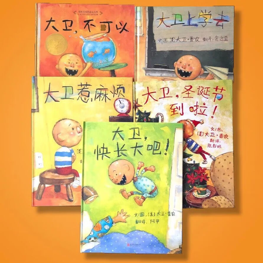 绘本批发儿童绘本获奖故事早教启蒙幼儿绘本幼儿园平装胶装 大卫系列5