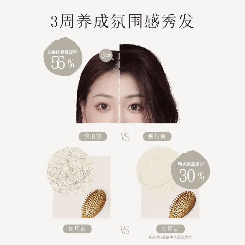 麦皙洗发水沐浴露套装 清洁控油洗护持久留香排浊洗澡乳男女 300ml洗发水