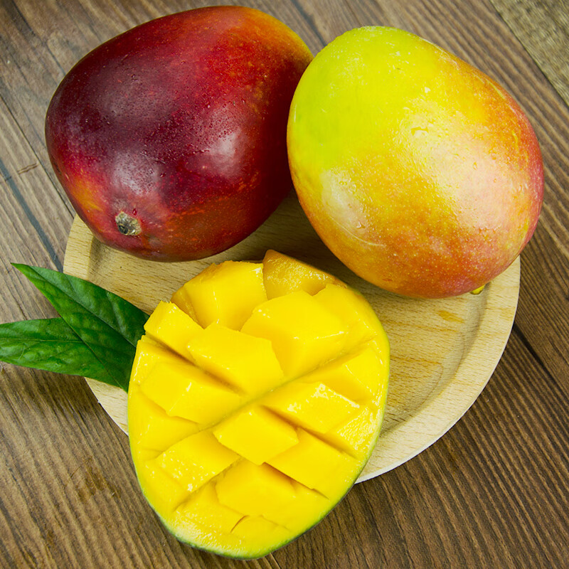 惠寻 四川攀枝花吉禄芒果 带箱4.5斤 净重4斤 单果150g  新鲜水果