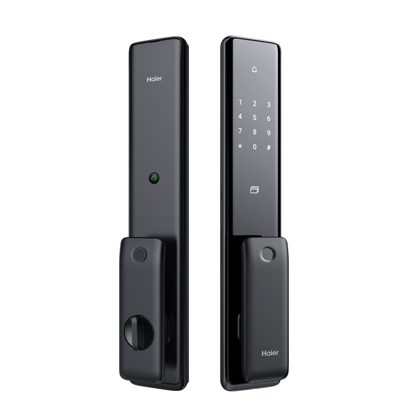 海尔(Haier)指纹锁智能锁 全自动指纹锁电子锁 家用木门防盗门入户门密码锁HFA-18PW-U9