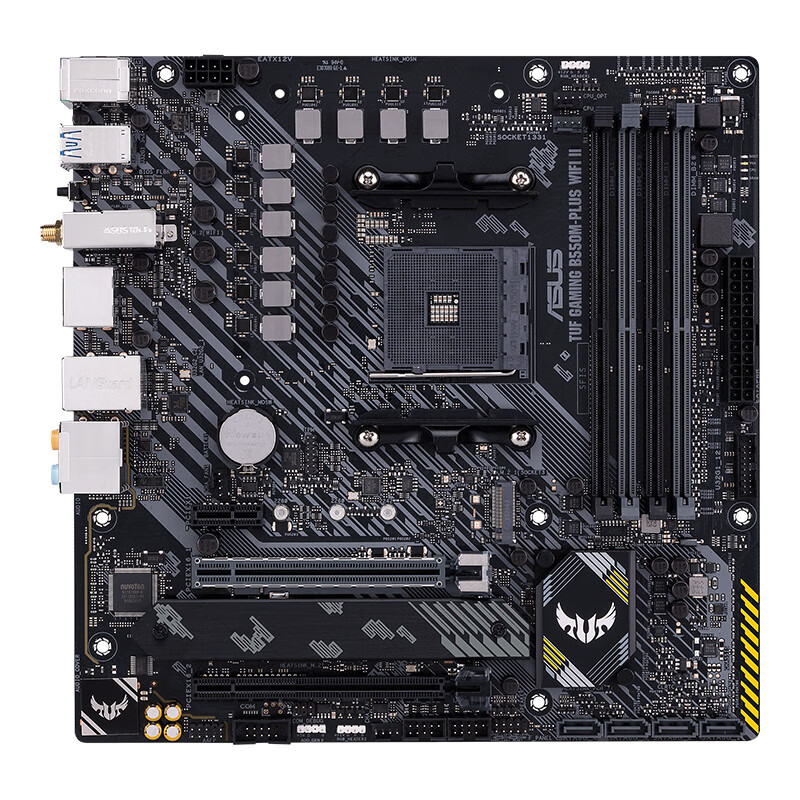 华硕（ASUS）TUF GAMING B550M-PLUS WIFI II 重炮手主板支持CPU 5600X/5600G（AMD B550/socket AM4）