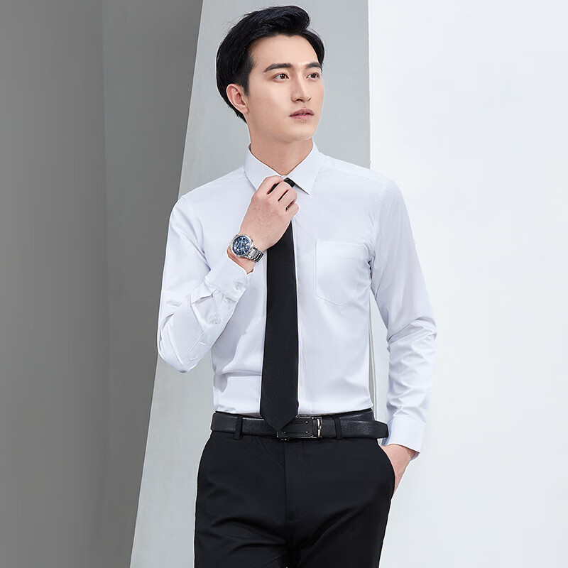 锐明凯新款男士长袖衬衣正装女修身职业衬衫套装教师销售上班商务工作